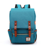 Blue waterproof Oxford backpack