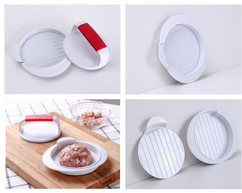 Optimized Product Title: **Hamburger Presse – Perfekte, Gleichmäßige Frikadellen mit Einem Knopfdruck – Ideal für Grillliebhaber**