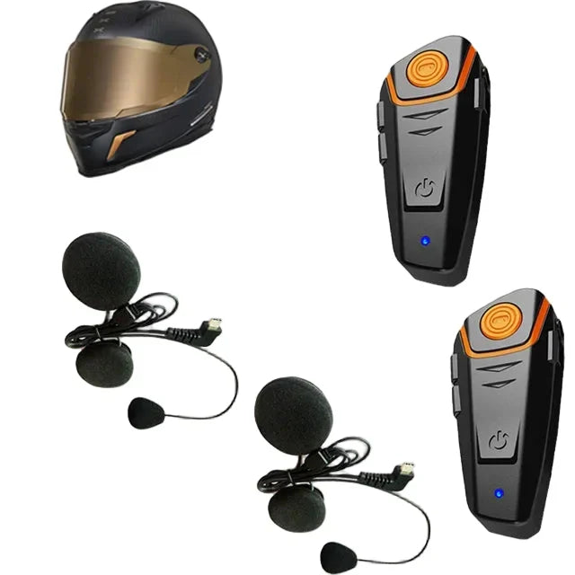 RoadLink Waterproof Bluetooth Motorcycle Intercom with FM &amp; 1000m Range