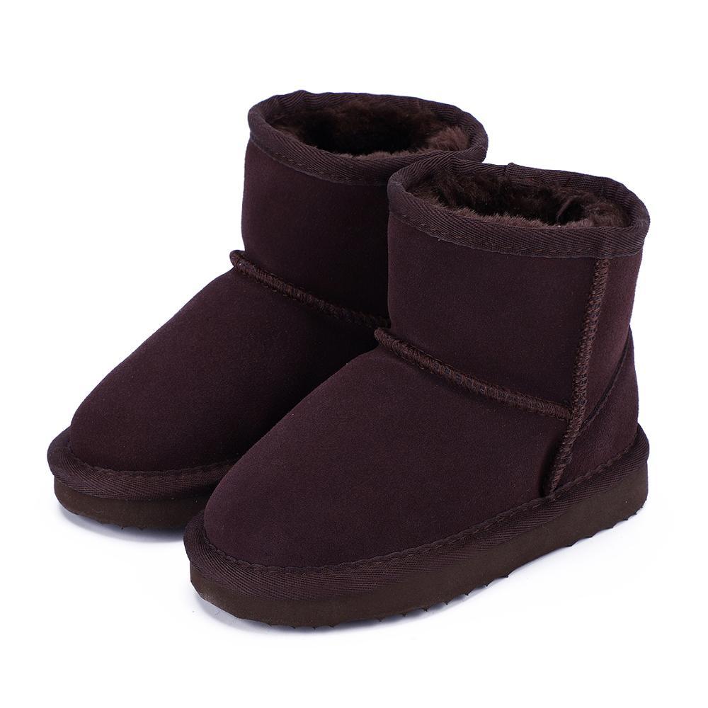 LisanneBoots Winter Boots for Kids - Dark Brown