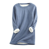 Ladies' fleece pullover with lining – Mira