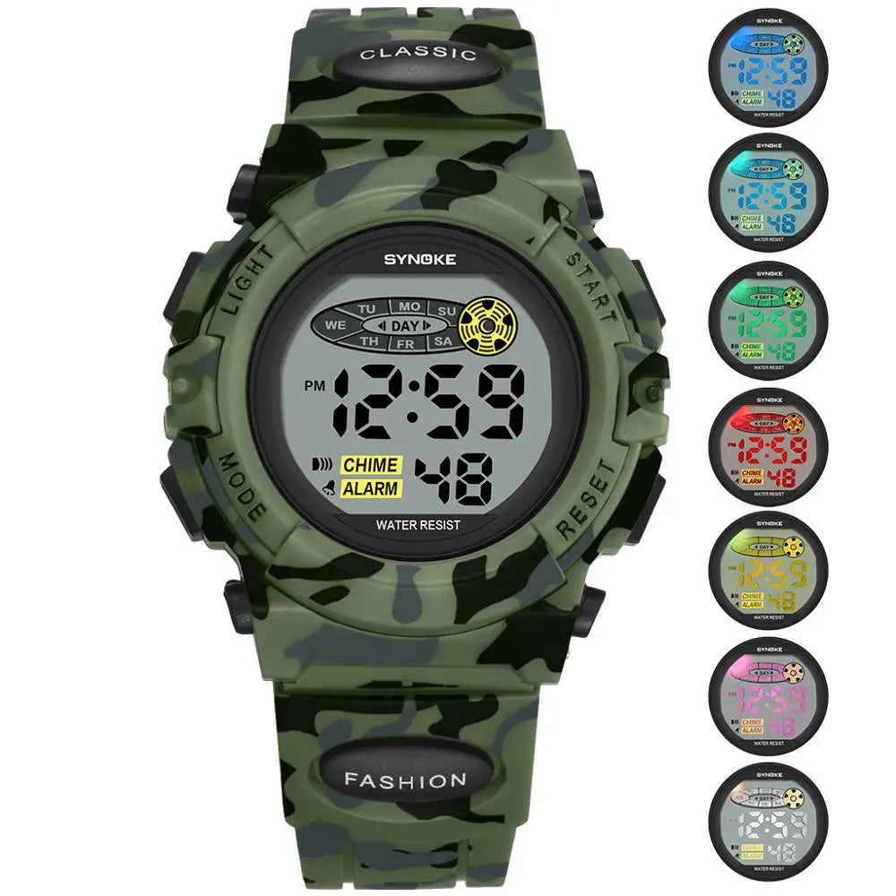 Livano – Waterproof Digital Kids' Watch with LED Display