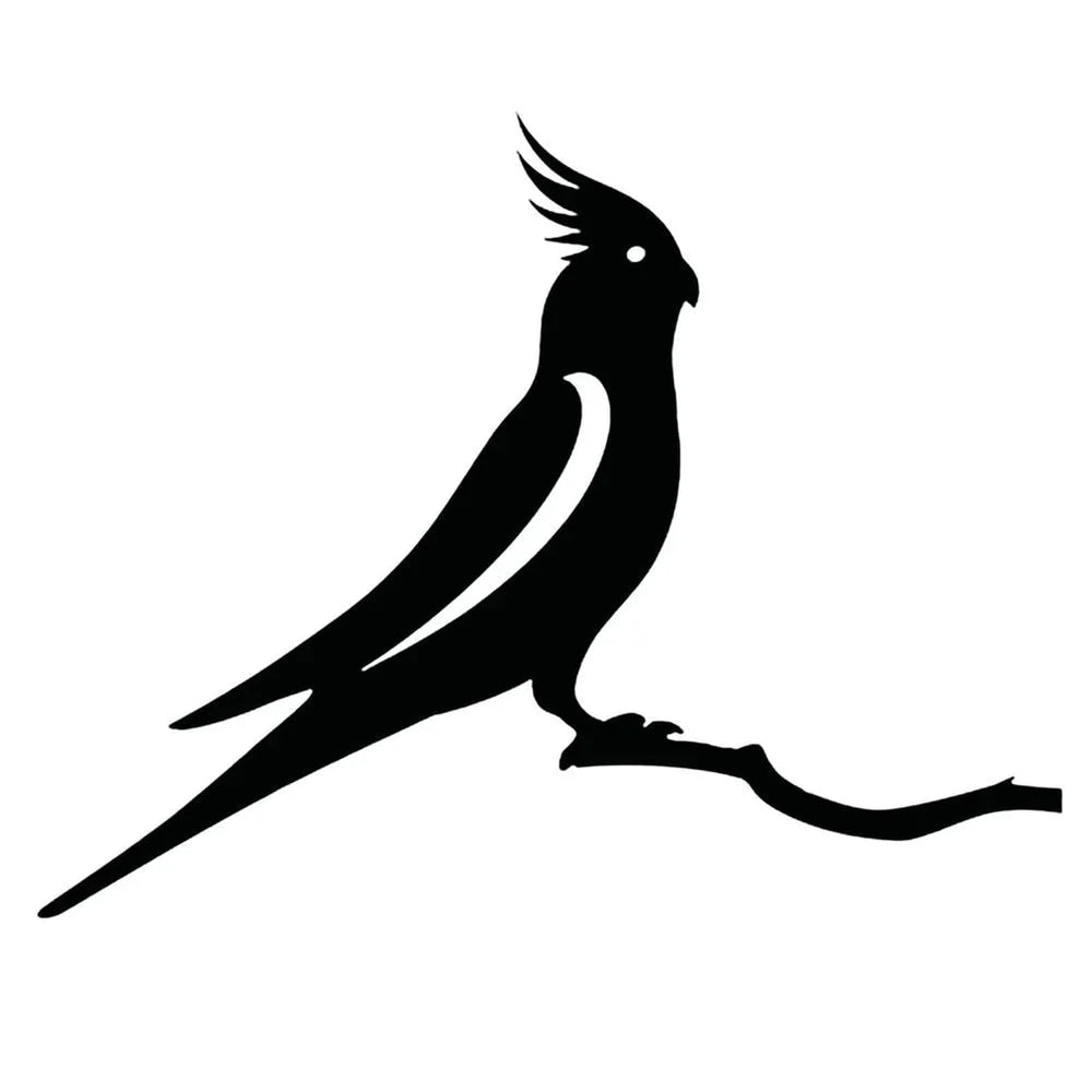 Enhanced Product Title: "Metall Vogel Silhouette – Elegante Wand- und Gartendekoration für Innen und Außen" 

This title includes keywords that potential customers might search for while also emphasizing the product's decorative use in both indoor and out
