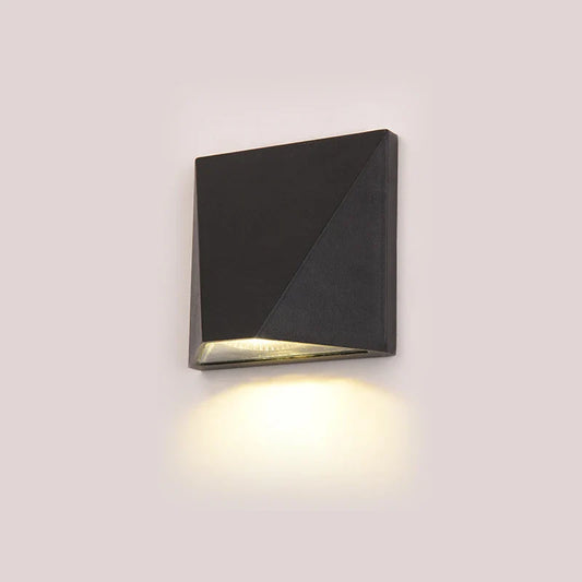 LED Wall Light – Matte Black Finish, 5W COB LED & IP65 Waterproof