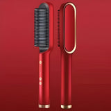 Hair Straightening Comb Heated Styling Brush Tool