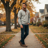 Louis - Half-Zip Pullover with Collar