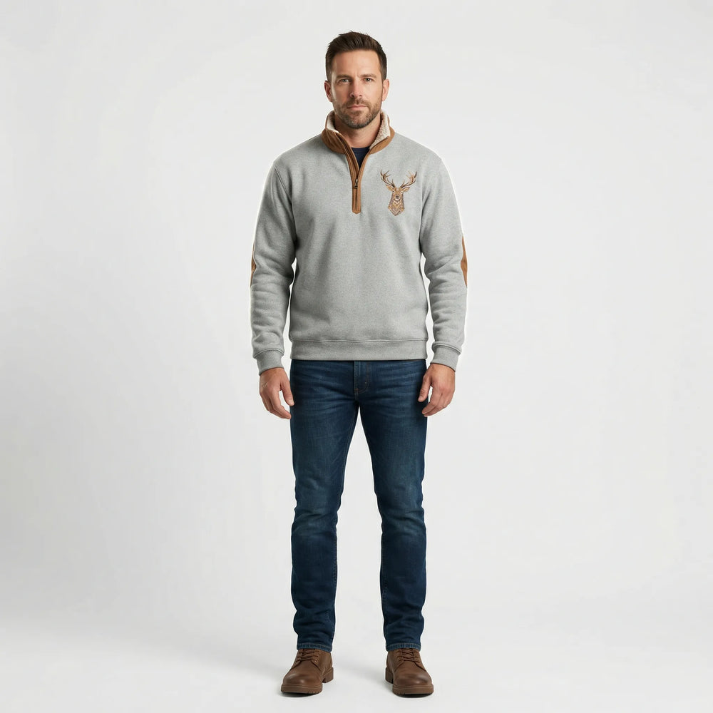 Louis - Half-Zip Pullover with Collar