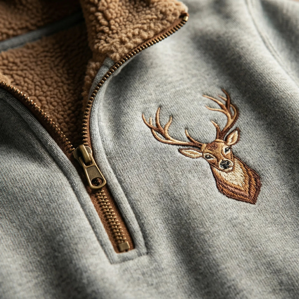 Louis - Half-Zip Pullover with Collar