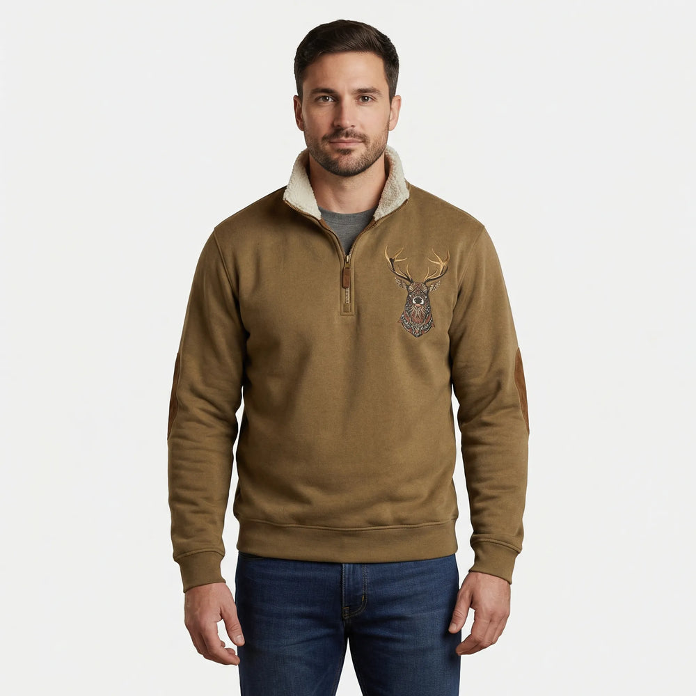 Louis - Half-Zip Pullover with Collar