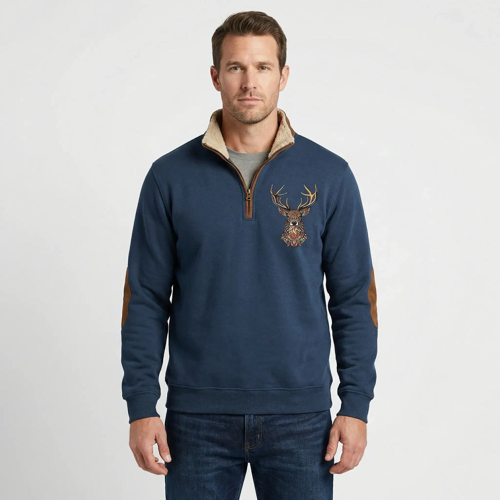 Louis - Half-Zip Pullover with Collar