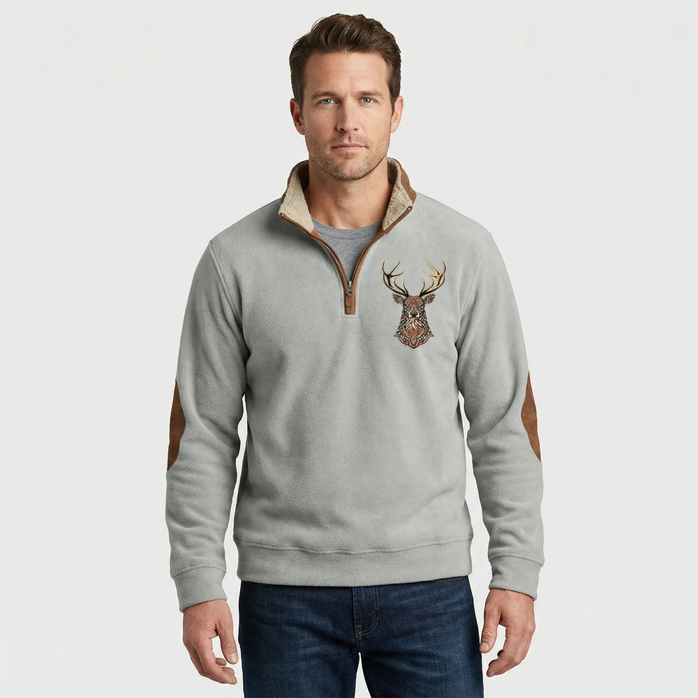 Louis - Half-Zip Pullover with Collar