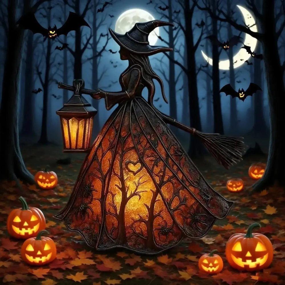 Enhanced Product Title: "Halloween Hexenlampe - Spooky Witch Lantern for Halloween Decorations | Perfect for Parties & Haunted Houses" 

This title includes relevant keywords while providing more context about the product's use and appeal, which can help