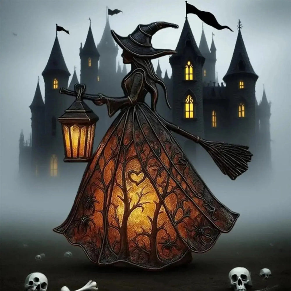 Enhanced Product Title: "Halloween Hexenlampe - Spooky Witch Lantern for Halloween Decorations | Perfect for Parties & Haunted Houses" 

This title includes relevant keywords while providing more context about the product's use and appeal, which can help