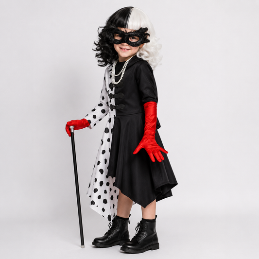 Halloween Costume – Spotted Dress, Cape & Cosplay Outfit