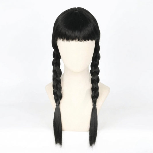 Braided Wig Accessory – Dress-Up Hair Style, Halloween Theme & Unisex Fit