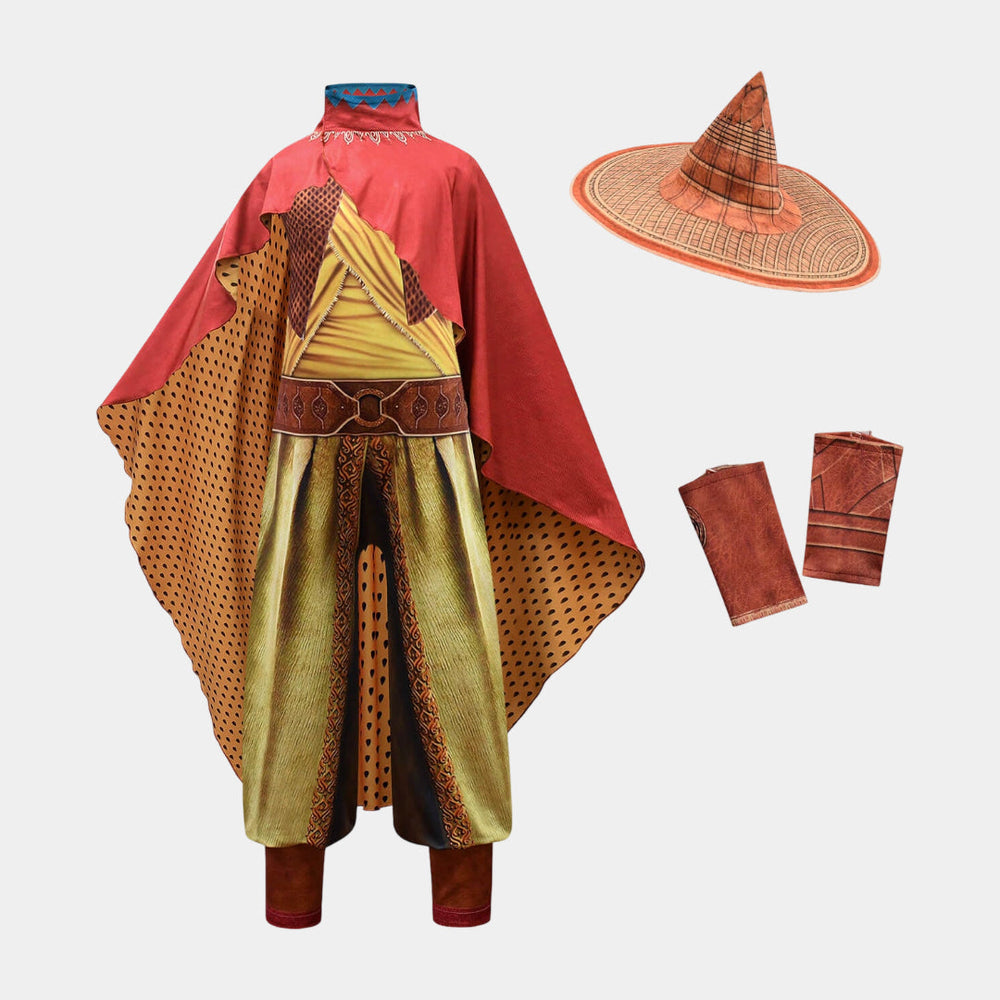 Halloween Costume Witch Cape Hat Party Outfit