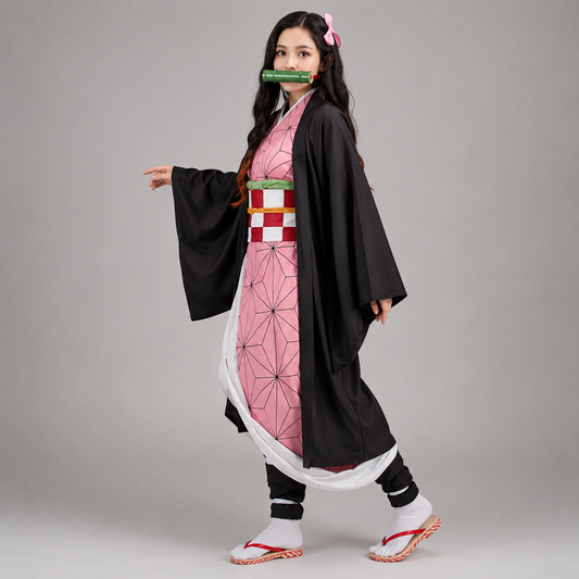 Anime Kimono Costume – Traditional Outfit Style, Halloween Theme & Unisex Fit