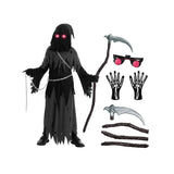 Halloween Costumes Grim Reaper Hooded Robe Set