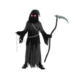 Halloween Costumes Grim Reaper Hooded Robe Set