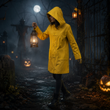 Halloween Costumes Hooded Raincoat Cosplay Jacket