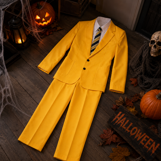 Men's Monster Costume – Halloween Party Outfit, Complete Set & Long Sleeves