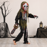 Halloween Costumes Skeleton Zombie Mask Outfit Set