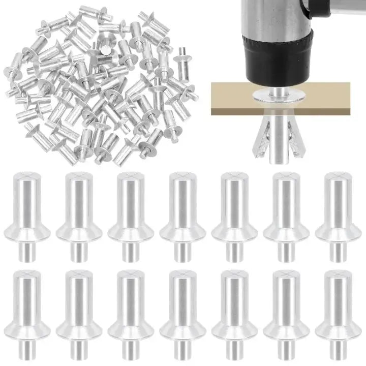 100-Piece Hammer and Rivet Set - Durable Tools for DIY Projects and Repairs