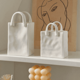 Porcelain Handbag Bud Vase – Creative Decor, 2 Sizes & 8–15cm