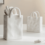 Porcelain Handbag Bud Vase – Creative Decor, 2 Sizes & 8–15cm