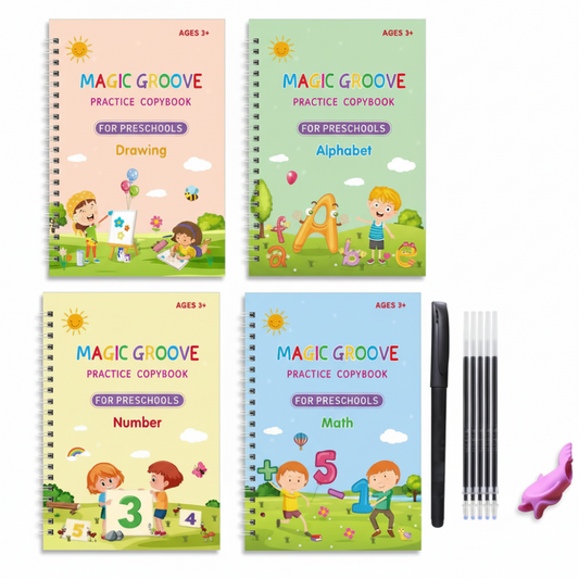 Handwriting Practice Workbook Set – Kids Learning & Writing Practice