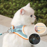Optimized Product Title: **Reflektierendes Katzengeschirr mit Leine – Bequemer Sitz für Sicherheit und Komfort**