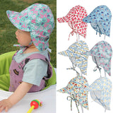 Kids Sun Hat – Neck Flap, Chin Strap & Quick-Dry UV Protection