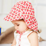 Kids Sun Hat – Neck Flap, Chin Strap & Quick-Dry UV Protection