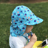Kids Sun Hat – Neck Flap, Chin Strap & Quick-Dry UV Protection