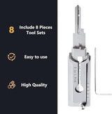 Master Key Decoder – Stainless Steel, KW1 5-Pin & Compact Locksmith Tool