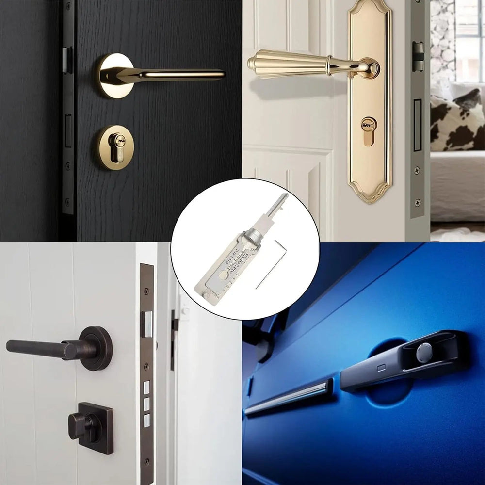 Master Key Decoder – Stainless Steel, KW1 5-Pin & Compact Locksmith Tool