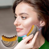 Natural Bristle Facial Brush – Wooden Handle, Gentle Exfoliation & Lymph Boost