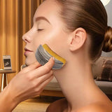 Natural Bristle Facial Brush – Wooden Handle, Gentle Exfoliation & Lymph Boost