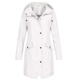 Plus Size Waterproof Hooded Raincoat - Fall Collection - Stylish & Functional