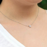 Kalsten | Dainty Minimal Letter Initial Necklace