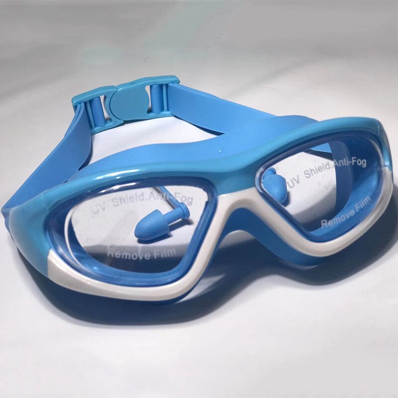 Kids' Swim Goggles – Anti-Fog Makrolon Lenses, UV Protection & Adjustable Strap
