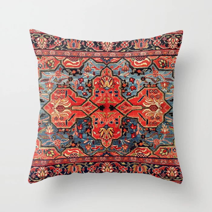 Oriental Cushion Cover – Plush Fabric, Hidden Zipper & 40–60cm Sizes