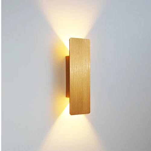 Dual Up-Down LED Wall Light – 6W Aluminium, Warm/Cool White & 4 Colors