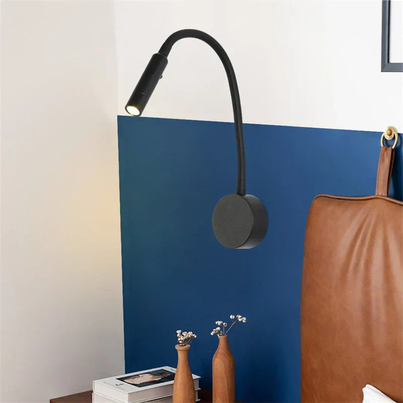 Flexible LED Reading Wall Light – Touch Switch, 3 Color Temperatures & Gooseneck Arm