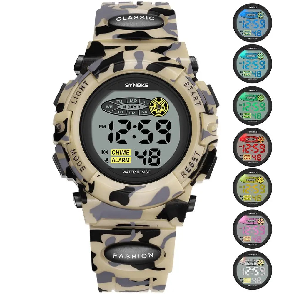 Livano – Waterproof Digital Kids' Watch with LED Display