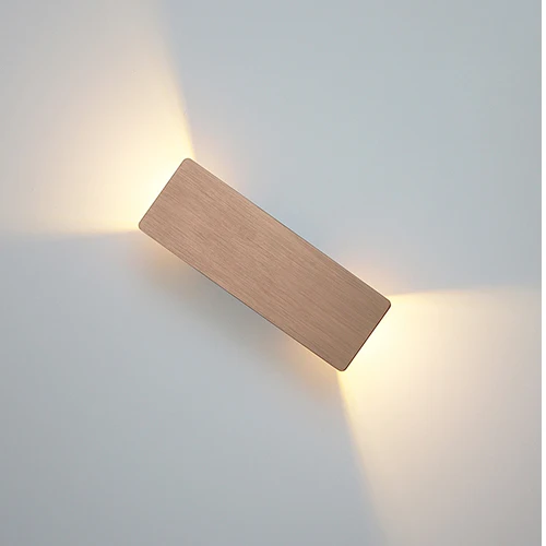 Dual Up-Down LED Wall Light – 6W Aluminium, Warm/Cool White & 4 Colors