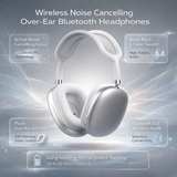Wireless Headphones – Noise Cancelling, Over-Ear & Bluetooth Connectivity