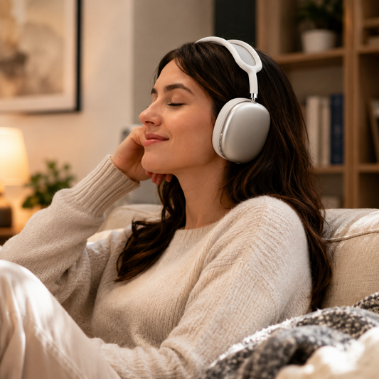 Wireless Over-Ear Headphones – Bluetooth, Noise Reduction & Adjustable Fit