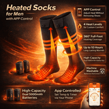 Heated Socks Temperature Control App Control Outdoor Use
