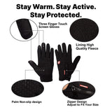 Winter Thermal Heated Gloves Touchscreen Outdoor Handwear